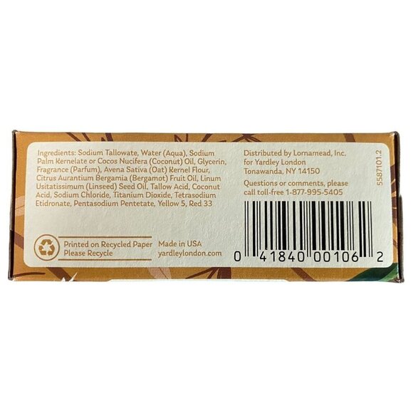 3 Yardley® London Oatmeal & Almond Bar Soap NOURISHING Bath BAR 4.25oz - Picture 5 of 11
